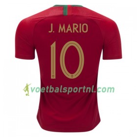 Portugal J.Mario 10 Thuis Shirt WK voetbal 2018